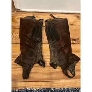 Ariat All Around II Suede Leather Half Chaps size large